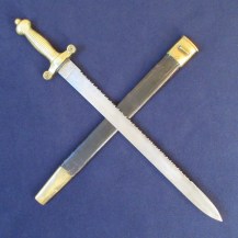 Swiss 1842 Pattern Sawback Pioneer Sidearm 1